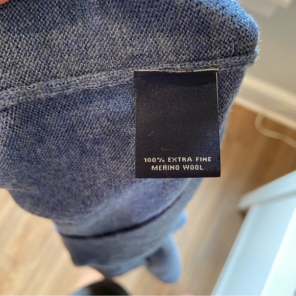 NWT Hart Schaffner Marx V-Neck Merino Wool Sweater - Picture 3 of 3